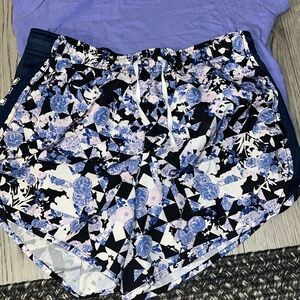 Girls youth XL Nike shorts with Hollister matching tshirt